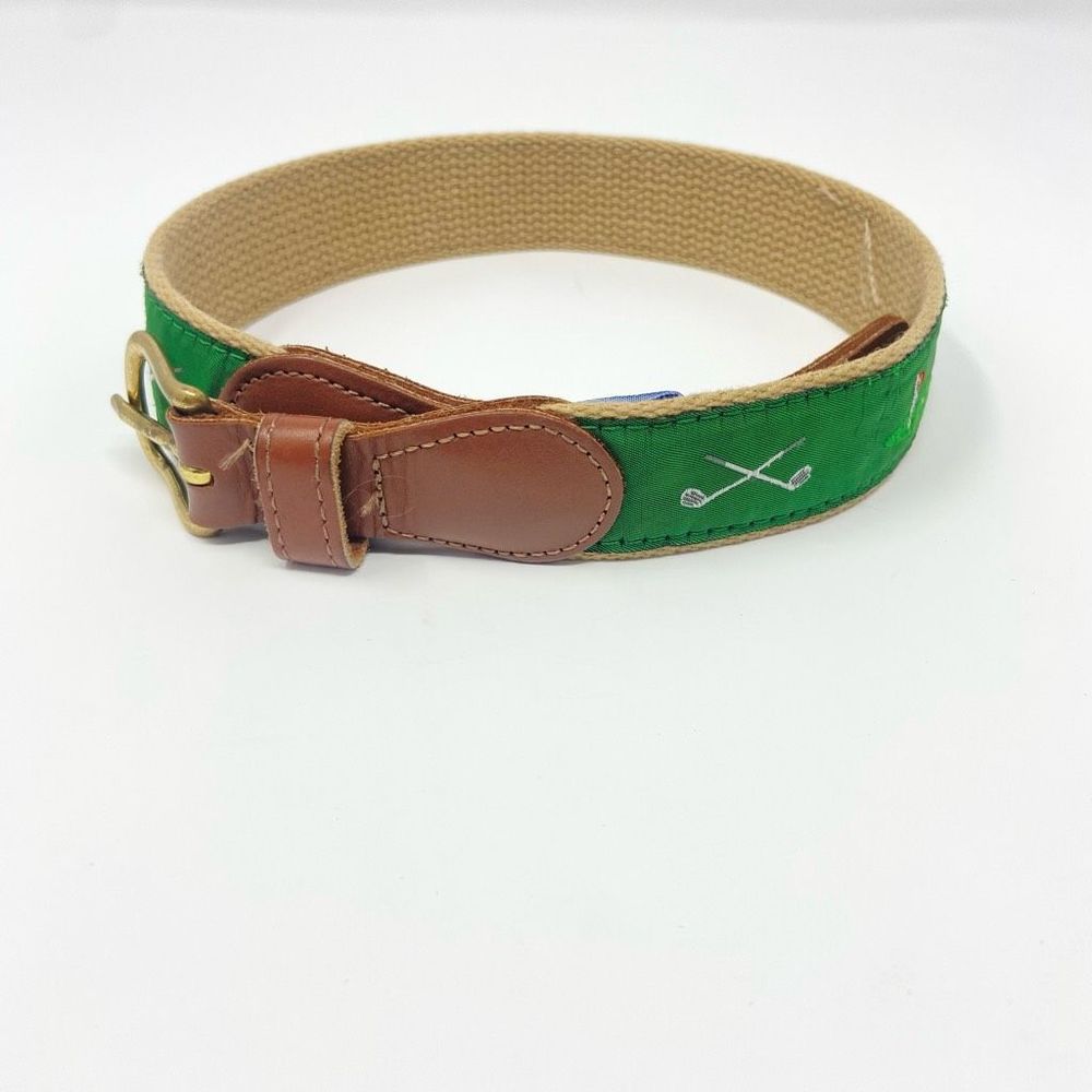 J. Bailey Clothing For Young Men Boy's Green Golf Buddy Belt Size 20